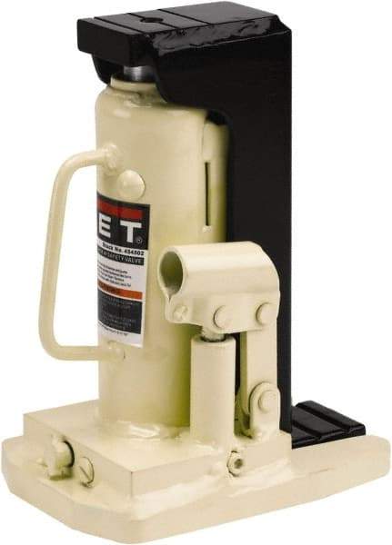 Jet - 2 Ton Capacity Toe Jack - 9-1/4" to 13-3/4" High, 4-15/16" Long x 7" Wide Base - Industrial Tool & Supply