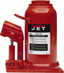 Jet - Manual Bottle, Screw, Ratchet & Hydraulic Jacks Type: Hydraulic Bottle Jack Load Capacity (Ton): 17-1/2 (Inch) - Industrial Tool & Supply