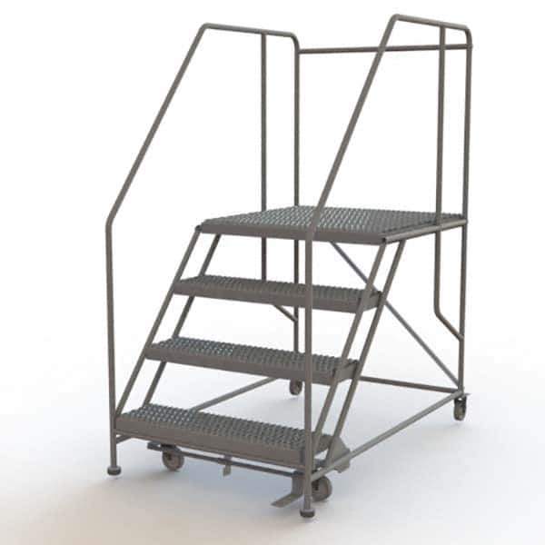 TRI-ARC - Rolling & Wall Mounted Ladders & Platforms Type: Rolling Work Platform Style: Steel Work Platform - Industrial Tool & Supply