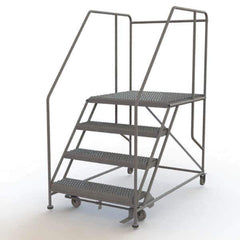 TRI-ARC - Rolling & Wall Mounted Ladders & Platforms Type: Rolling Work Platform Style: Steel Work Platform - Industrial Tool & Supply