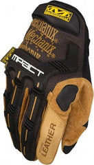 Mechanix Wear - Size S (8) Split Leather Work Gloves - For General Purpose, Uncoated, Hook & Loop Cuff, Full Fingered, Black, Paired - Industrial Tool & Supply