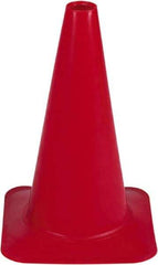 PRO-SAFE - 18" High, Red Sport Traffic Cone - 12" Base Width, 2.5 Lb - Industrial Tool & Supply