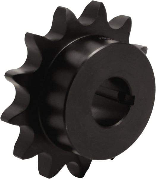 Tritan - 28 Teeth, 3/4" Chain Pitch, Chain Size 60, Finished Bore Sprocket - 6.698" Pitch Diam, 7-1/8" Outside Diam - Industrial Tool & Supply