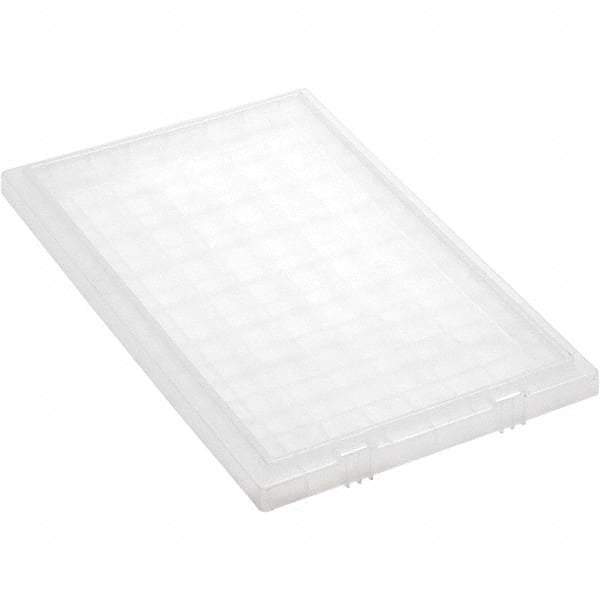Quantum Storage - Tote & Storage Container Lids Color: Clear - Industrial Tool & Supply