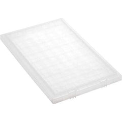 Quantum Storage - Tote & Storage Container Lids Color: Clear - Industrial Tool & Supply