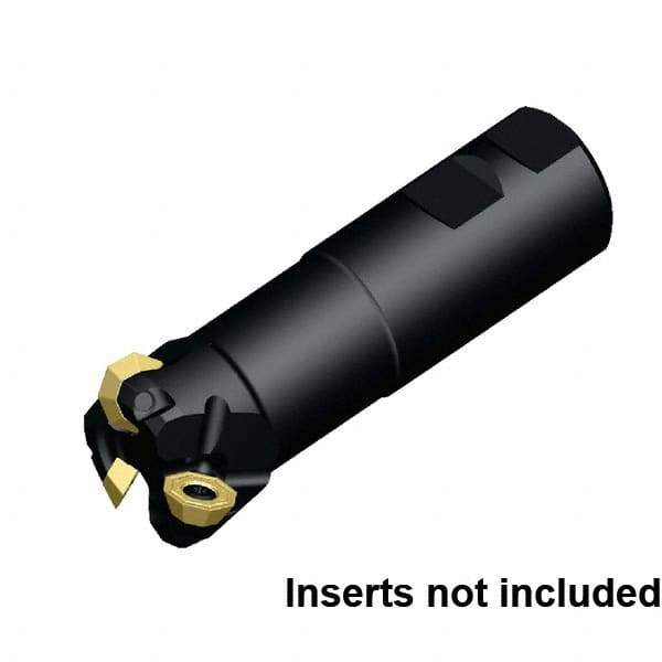 Kennametal - 31.75mm Cut Diam, 3.5mm Max Depth of Cut, 1" Shank Diam, 3.28" OAL, Indexable Chamfer & Angle End Mill - OFPT06L5AFENGB Insert Style, Cylindrical Shank, 45° Lead Angle, Through Coolant - Industrial Tool & Supply