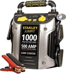 Stanley - 12 Volt Jump Starter - 500 Amps, 1,000 Peak Amps - Industrial Tool & Supply