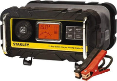 Stanley - 12 Volt Automatic Charger/Maintainer - 15 Amps, 40 Starter Amps - Industrial Tool & Supply