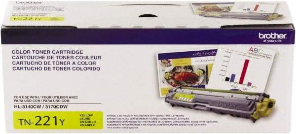 Brother - Yellow Toner Cartridge - Use with Brother HL-310CW, 3170CW, 3180CDW, MFC-9130CW, 9330CDW, 9340CW - Industrial Tool & Supply