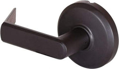 Stanley - Grade 2 Dummy Lever Lockset - 2-3/4" Back Set, Keyless Cylinder, Brass Alloy, Oil Rubbed Bronze Finish - Industrial Tool & Supply