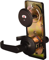 Stanley - Grade 2 Passage Lever Lockset - 2-3/4" Back Set, Keyless Cylinder, Brass Alloy, Oil Rubbed Bronze Finish - Industrial Tool & Supply