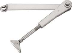 Stanley - Multisized Power Operated Damper - Multimount, Reversible Hand, Painted Aluminum Finish - Industrial Tool & Supply