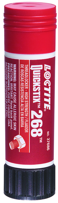 268 Red High Strength Permanent Threadlocker - 19 gm - Industrial Tool & Supply