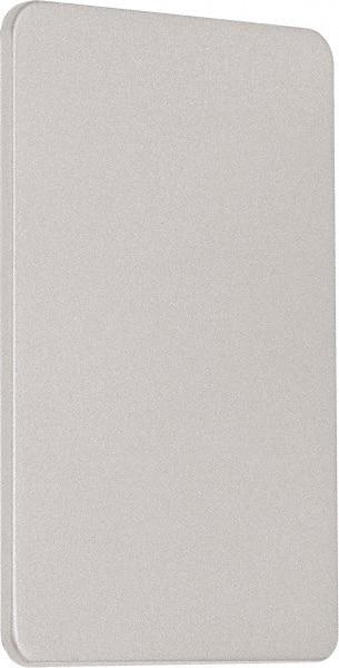 Precision - 15" OAL Nonhanded Flatbar - 32 to 36" Door Width, Satin Stainless Steel Finish, Grade 1, 2100 Series - Industrial Tool & Supply