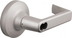 Precision - 5" OAL Nonhanded Flatbar - 32 to 36" Door Width, Painted Aluminum Finish, Grade 1, Stanley Commercial Hardware - Industrial Tool & Supply