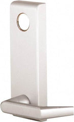 Precision - 8" OAL Nonhanded Flatbar - 32 to 36" Door Width, Painted Aluminum Finish, Grade 1, Stanley Commercial Hardware - Industrial Tool & Supply