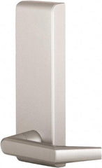 Precision - 8" OAL Nonhanded Flatbar - 32 to 36" Door Width, Painted Aluminum Finish, Grade 1, Stanley Commercial Hardware - Industrial Tool & Supply