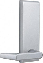 Precision - 8" OAL Nonhanded Flatbar - 32 to 36" Door Width, Painted Aluminum Finish, Grade 1, Stanley Commercial Hardware - Industrial Tool & Supply