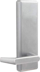 Precision - 10" OAL Nonhanded Flatbar - 32 to 36" Door Width, Satin Chrome Finish, Grade 1, Stanley Commercial Hardware - Industrial Tool & Supply