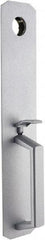 Precision - 10" OAL Nonhanded Flatbar - 32 to 36" Door Width, Satin Chrome Finish, Grade 1, Stanley Commercial Hardware - Industrial Tool & Supply