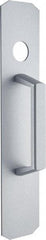 Precision - 10" OAL Nonhanded Flatbar - 32 to 36" Door Width, Satin Chrome Finish, Grade 1, Stanley Commercial Hardware - Industrial Tool & Supply