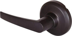 Stanley - Grade 1 Dummy Lever Lockset - 2-3/4" Back Set, Keyless Cylinder, Brass Alloy, Oil Rubbed Bronze Finish - Industrial Tool & Supply