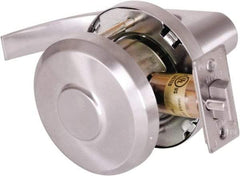 Stanley - Grade 1 Communicating Lever Lockset - 2-3/4" Back Set, Key In Lever Cylinder, Brass Alloy, Satin Chrome Finish - Industrial Tool & Supply