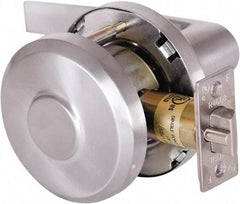 Stanley - Grade 1 Communicating Lever Lockset - 2-3/4" Back Set, Key In Lever Cylinder, Brass Alloy, Bright Brass Finish - Industrial Tool & Supply