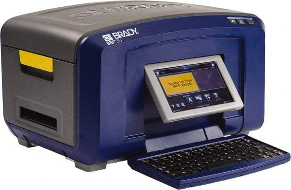 Brady - Desktop Label Printer - 300 DPI Resolution, 19" Wide x 14-1/4" Long - Industrial Tool & Supply