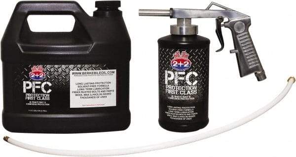 Berkebile - 1/2" Inlet, 60 to 110 psi, Pistol Grip Syphon Gun - Female Inlet - Industrial Tool & Supply