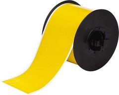 Brady - 3" Wide x 1,200" Long, Yellow Vinyl Tape - For BBP30 Label Printer, BBP33 Label Printer, BBP35 Multicolor Sign & Label Printer, BBP37 Color & Cut Sign & Label Printer, BradyPrinter S3100, BBP31 Sign & Label Printer - Industrial Tool & Supply