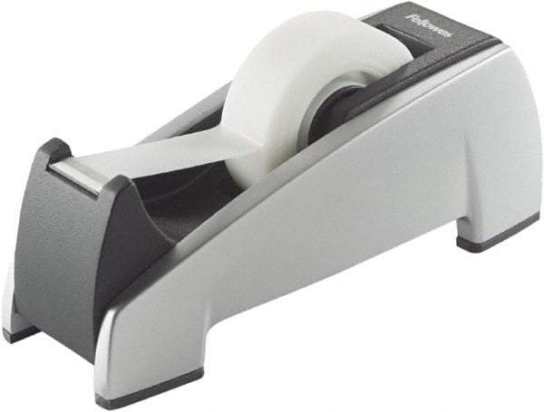 FELLOWES - 3/4" Wide, Single Roll, Manual Table/Desk Tape Dispenser - Plastic - Industrial Tool & Supply