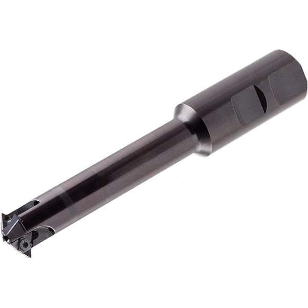 Iscar - 30 Inserts, 80mm Cut Diam, 32mm Arbor Diam, 69mm Max Depth of Cut, Indexable Square-Shoulder Face Mill - 85mm High, XNMU 1306 Insert Compatibility, Through Coolant, Series HeliSlot - Industrial Tool & Supply