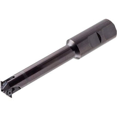 Iscar - 30 Inserts, 80mm Cut Diam, 32mm Arbor Diam, 69mm Max Depth of Cut, Indexable Square-Shoulder Face Mill - 85mm High, XNMU 1306 Insert Compatibility, Through Coolant, Series HeliSlot - Industrial Tool & Supply