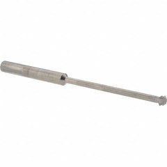 Accupro - 1/4° 1/4" Cut Diam, 1/8" Cut Width, 1/4" Shank, Solid Carbide Double-Angle Cutter - Industrial Tool & Supply