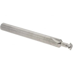 Accupro - 3/16° 3/16" Cut Diam, 0.055" Cut Width, 3/16" Shank, Solid Carbide Double-Angle Cutter - Industrial Tool & Supply