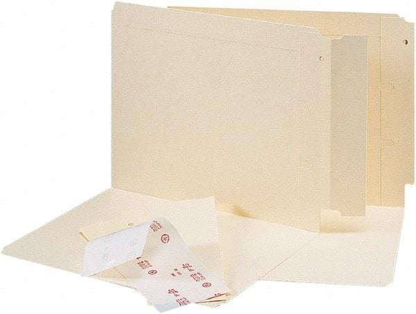SMEAD - 3-1/4 x 9-1/4" 500 Tabs, Self-Adhesive, Clip-In Divider - Manila - Industrial Tool & Supply