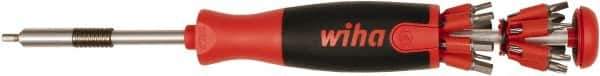 Wiha - Bit Screwdriver Set - Phillips, Slotted, Torx, Hex - Industrial Tool & Supply