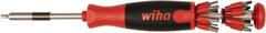 Wiha - Bit Screwdriver Set - Phillips, Slotted, Torx, Hex - Industrial Tool & Supply