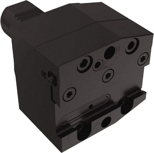 Seco - Tool Block Style 150.10-JETI, 20mm Blade Height, 96mm OAL, 66mm OAH, Indexable Cutoff Blade Tool Block - 30mm Shank Width, Through Coolant - Industrial Tool & Supply