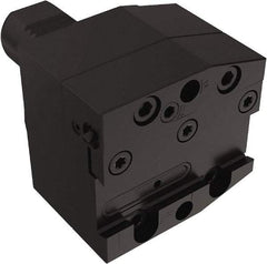 Seco - Tool Block Style 150.10-JETI, 20mm Blade Height, 96mm OAL, 66mm OAH, Indexable Cutoff Blade Tool Block - 30mm Shank Width, Through Coolant - Industrial Tool & Supply