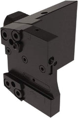 Seco - Tool Block Style 150.10-JETI, 25mm Blade Height, 130.5mm OAL, 100mm OAH, Indexable Cutoff Blade Tool Block - 40mm Shank Width, Through Coolant - Industrial Tool & Supply