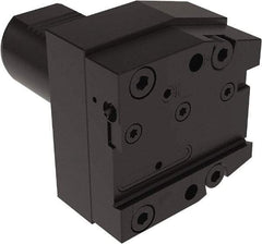 Seco - Tool Block Style 150.10-JETI, 25mm Blade Height, 96mm OAL, 90mm OAH, Indexable Cutoff Blade Tool Block - 50mm Shank Width, Through Coolant - Industrial Tool & Supply