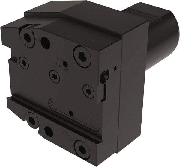 Seco - Tool Block Style 150.10-JETI, 25mm Blade Height, 96mm OAL, 90mm OAH, Indexable Cutoff Blade Tool Block - 50mm Shank Width, Through Coolant - Industrial Tool & Supply