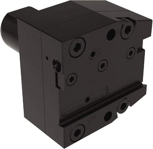 Seco - Tool Block Style 150.10-JETI, 25mm Blade Height, 96mm OAL, 85mm OAH, Indexable Cutoff Blade Tool Block - 40mm Shank Width, Through Coolant - Industrial Tool & Supply