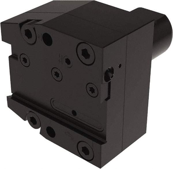 Seco - Tool Block Style 150.10-JETI, 25mm Blade Height, 96mm OAL, 85mm OAH, Indexable Cutoff Blade Tool Block - 40mm Shank Width, Through Coolant - Industrial Tool & Supply