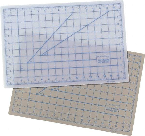 X-ACTO - 12 x 18" Self Healing Cutting Mat - Gray, 1/8" Thick - Industrial Tool & Supply
