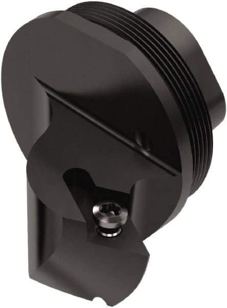 Seco - SDXCR, Right Hand Cut, 62.5° Lead Angle, 40mm Shank Height x 40mm Shank Width, Positive Rake Indexable Turning Toolholder - 25mm OAL, DC..11T3.. Insert Compatibility, Series GL - Industrial Tool & Supply