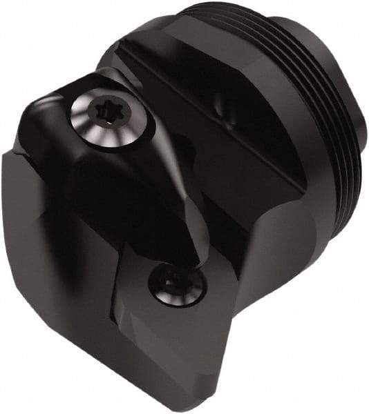 Seco - DDUNR, Right Hand Cut, 93° Lead Angle, 32mm Shank Height x 32mm Shank Width, Negative Rake Indexable Turning Toolholder - 32mm OAL, DN..1504.. Insert Compatibility, Series GL - Industrial Tool & Supply