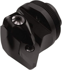 Seco - DDUNR, Right Hand Cut, 93° Lead Angle, 32mm Shank Height x 32mm Shank Width, Negative Rake Indexable Turning Toolholder - 32mm OAL, DN..1504.. Insert Compatibility, Series GL - Industrial Tool & Supply